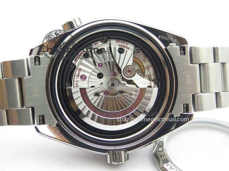 0404 Trendy 2016 Planet Ocean 43.5mm SS V6F Best Edition Black Dial On SS Bracelet A 8210